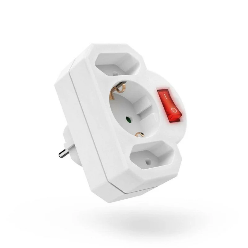 Hama Steckdosenadapter 3-fach mit