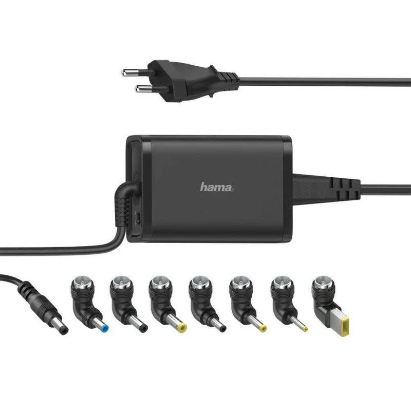 Hama Universal-Notebook-Netzteil 15-19V/45W mit 8 Steckern