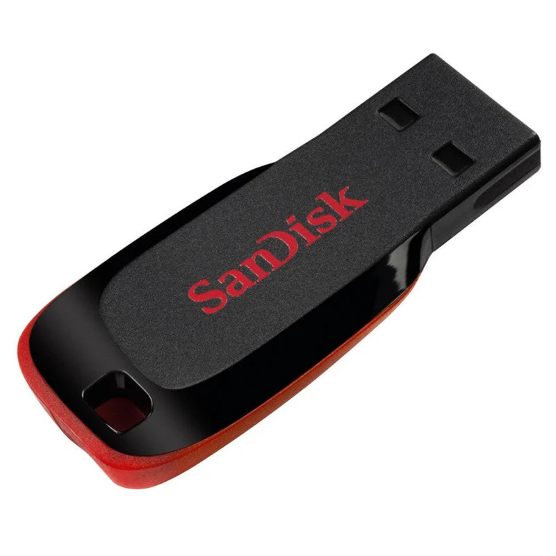 SanDisk Cruzer Blade USB-Stick 32GB Schwarz/Rot, USB 2.0