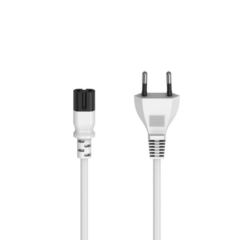 Hama Eurostecker Netzkabel 1,5m 2-polig Doppelnut/C7