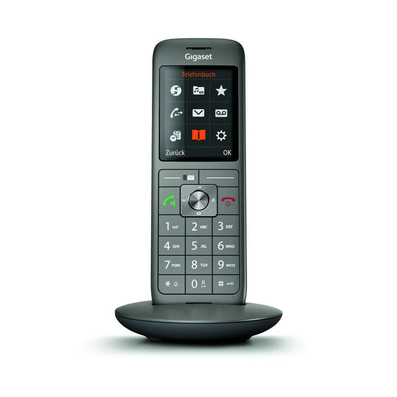 Gigaset CL660HX DECT-Mobilteil mit Ladeschale, grau