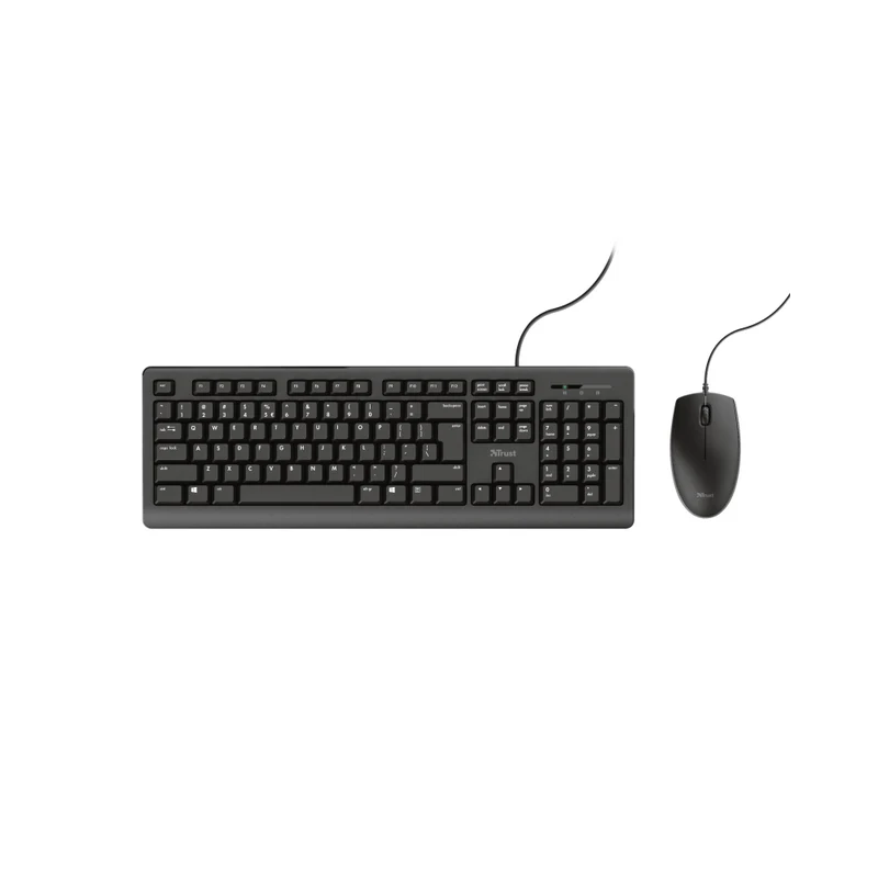 Trust PRIMO Kabelgebundenes Tastatur & Maus Set QWERTZ