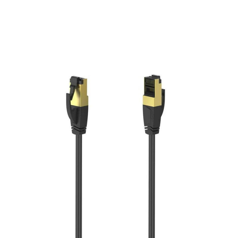 Hama CAT-8 Netzwerkkabel 0,5m S/FTP 40 GBit/s Schwarz