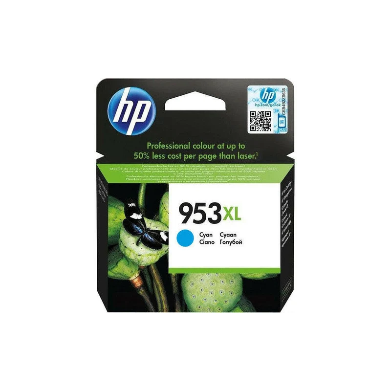 HP 953XL Cyan Original Tintenpatrone – High Yield, 1600