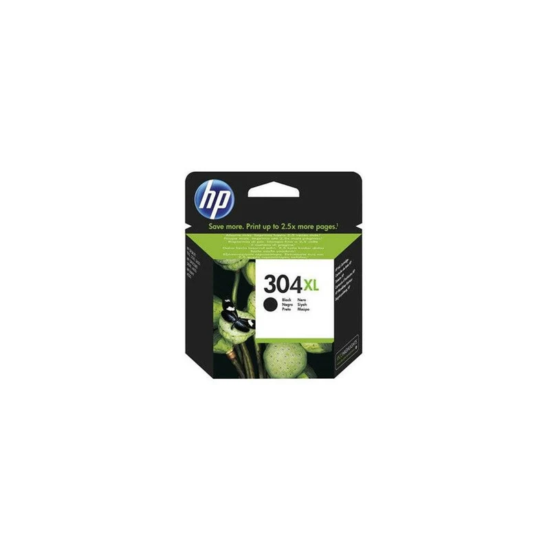 HP 304XL Schwarz Druckerpatrone Original, 300 Seiten, (1er