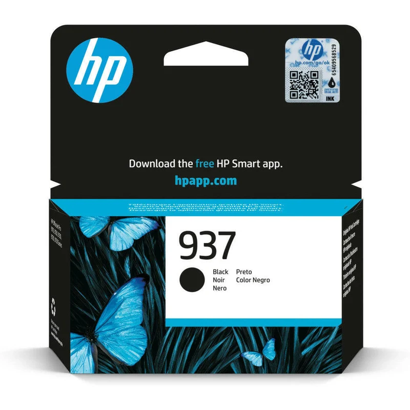 HP 937 Schwarz Original Druckerpatrone für OfficeJet Pro
