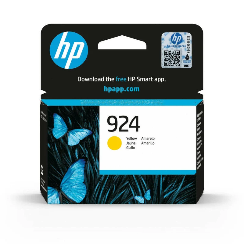 HP 924 Gelb Original Druckerpatrone für OfficeJet Pro 8124e