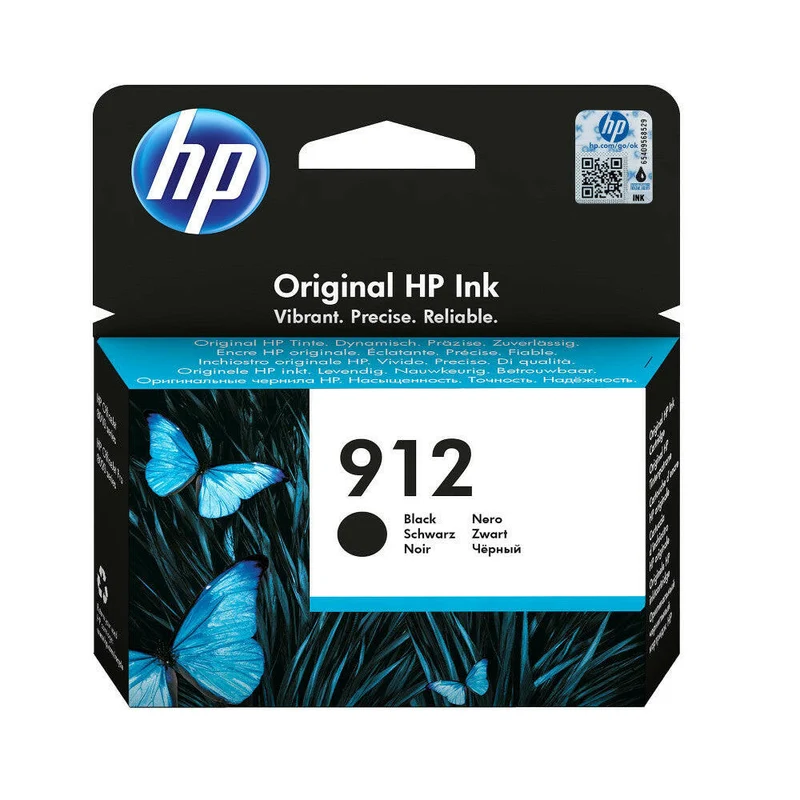 HP 912 (3YL80AE) Schwarz Original Druckerpatrone 300 Seiten