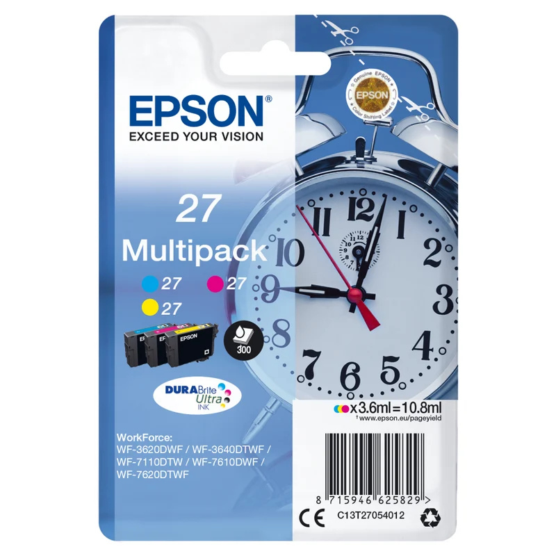 Epson T2705 Wecker Tripack Original Tinte 3-farbig