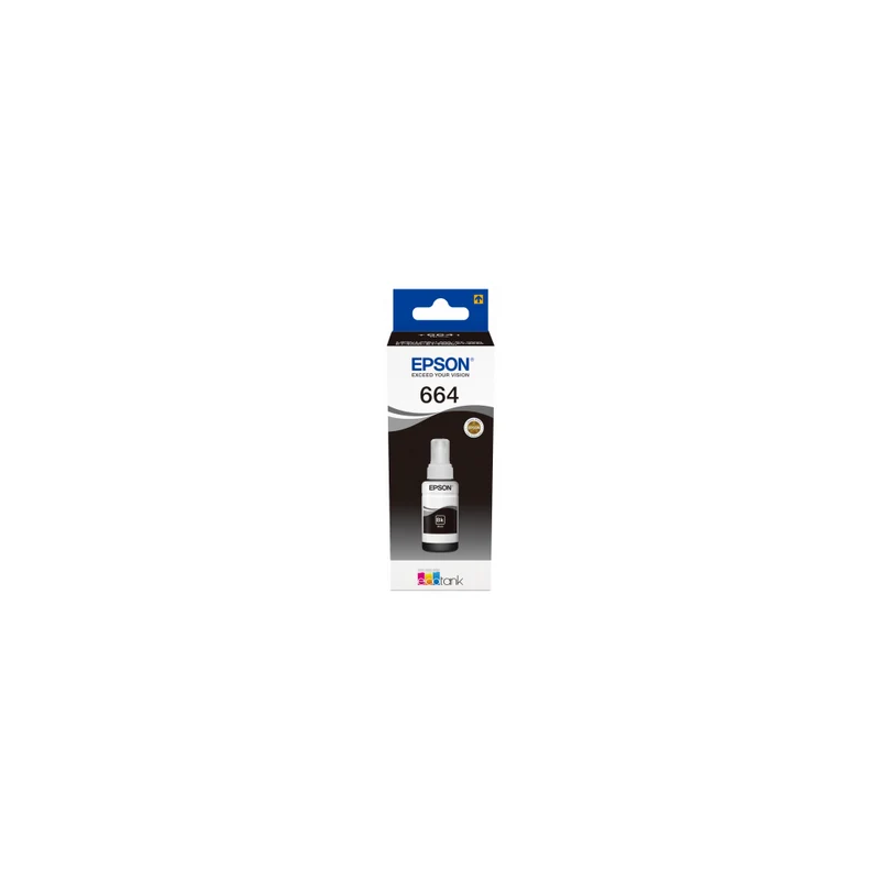 Epson T6641 Tintenpatrone 70ml schwarz - EcoTank, 4000
