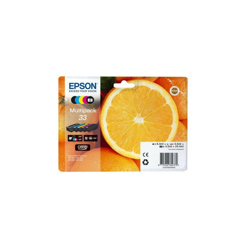 Epson Original 33 Tinte Orange Multipack - XP Drucker