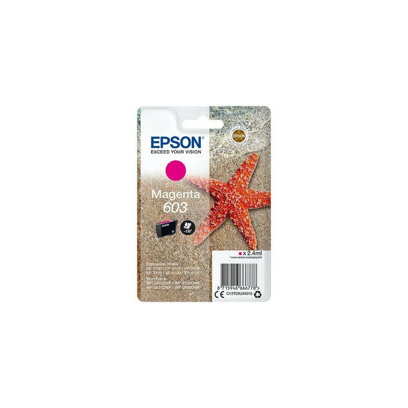 Epson C13T03U34010 Tinte Magenta 603 - Original 130 Seiten