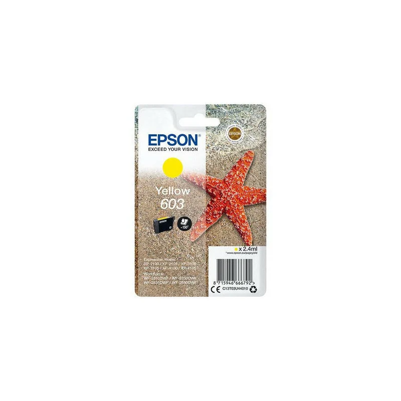 Epson C13T03U44010 Tinte Seestern Gelb, 130 Seiten Standard