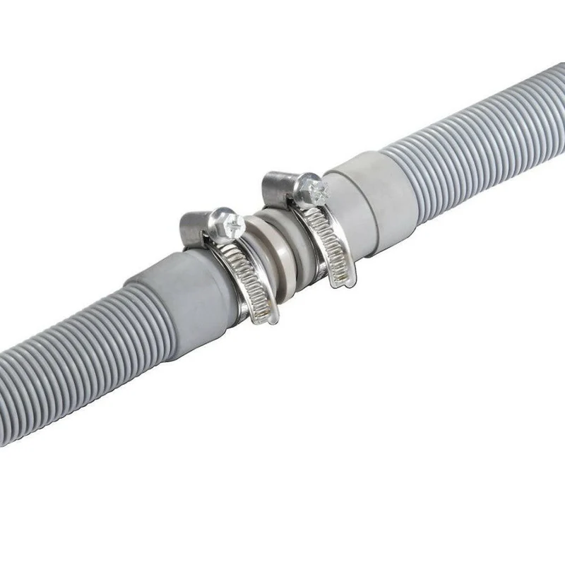 Xavax Ablaufschlauchverbinder Ø 20 mm mit Schlauchschellen