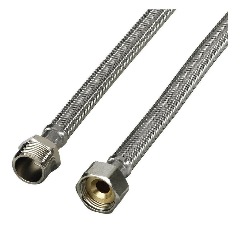Xavax Panzer-Zulaufschlauch-Verlängerung 1m 3/4" Edelstahl