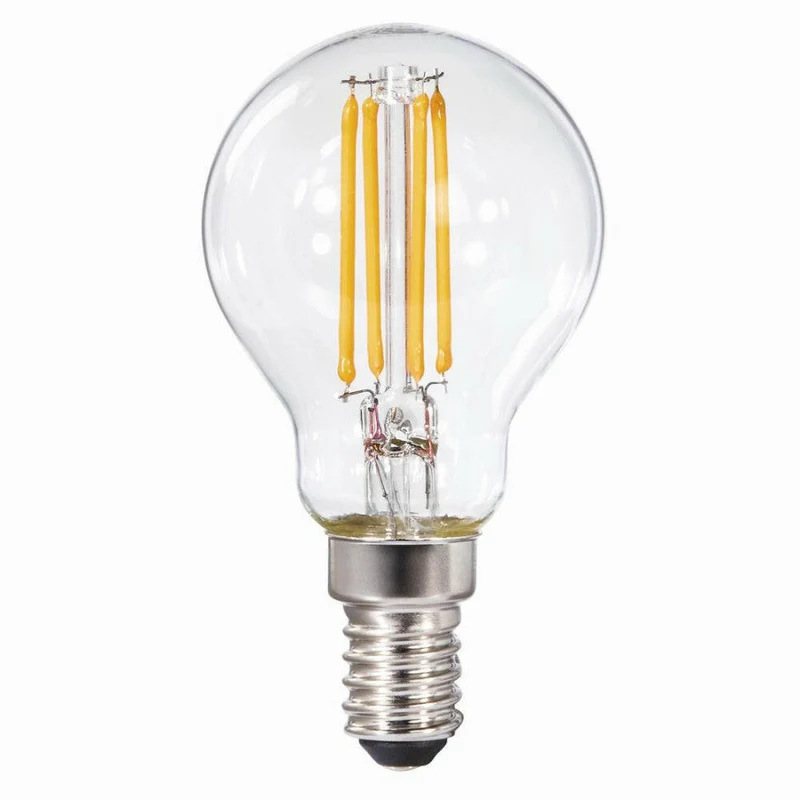 Xavax LED Filament E14 Tropfenlampe 470lm warmweiß 4W