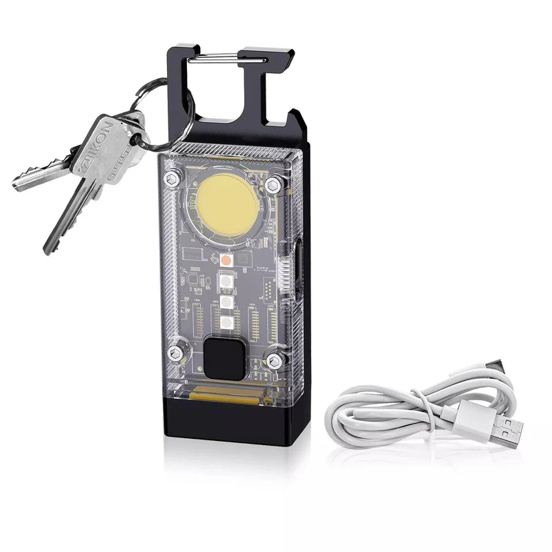 Genius Solar Schlüsselanhänger-Licht mit 9 Modi & USB-C