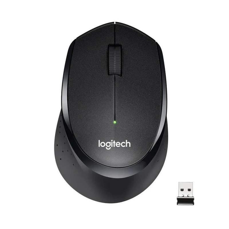 Logitech M330 SILENT PLUS Kabellose Maus, 1000 DPI, Schwarz