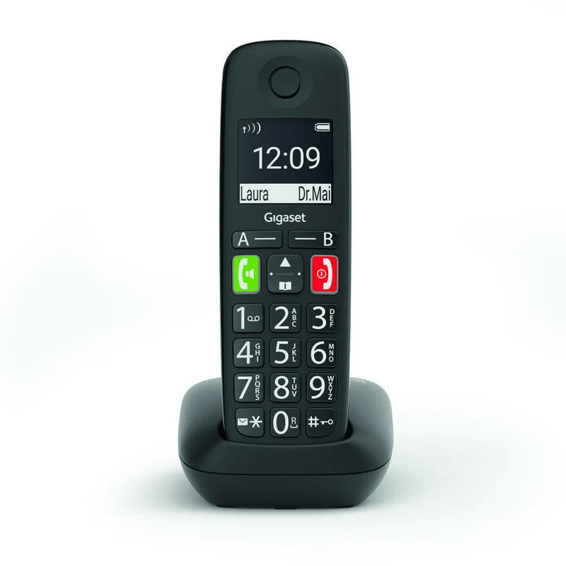 Gigaset E290 Schnurloses Senioren-Telefon mit großen Tasten