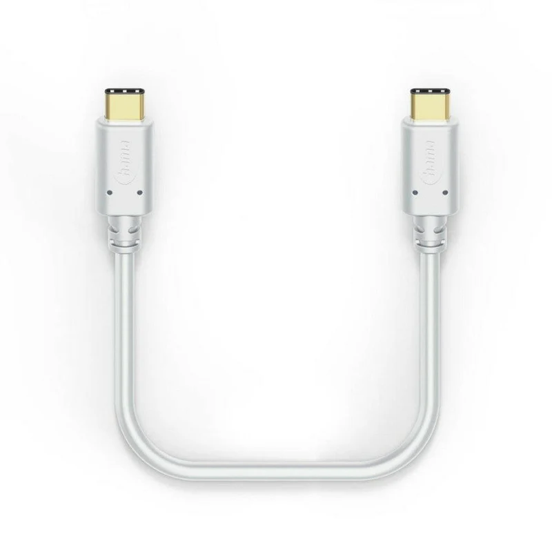 Hama USB-C Ladekabel 1,5m Schnellladung vergoldete Stecker