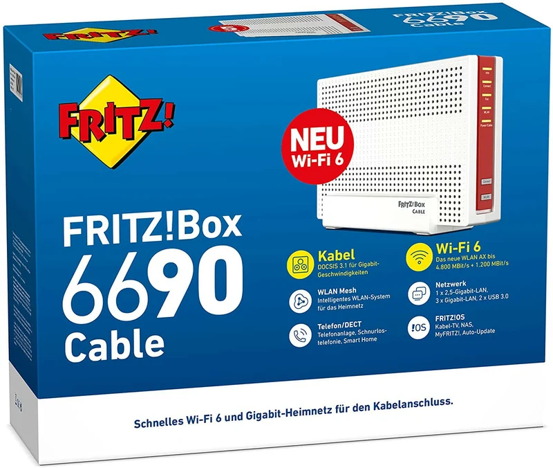 AVM FRITZ!Box 6690 Cable - Router mit integriertem DOCSIS