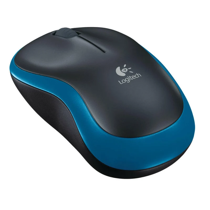 Logitech M185 Kabellose Maus, 2,4 GHz, 1000 DPI, Blau