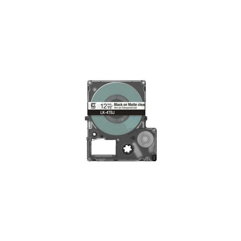 Epson LK-4TBJ Schriftband Schwarz/Transparent, 1,2