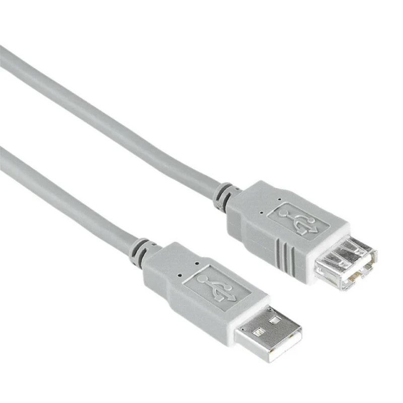 Hama USB-A 2.0 Verlängerungskabel 1,5 m 480 Mbit/s grau