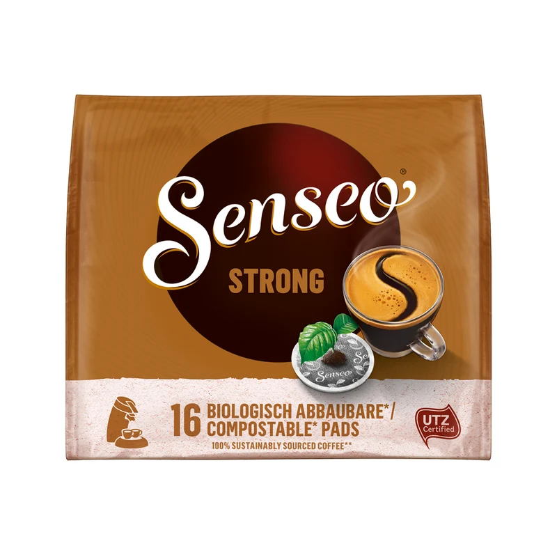 Philips Strong UTZ-SG 16 Kaffeepads – Intensiv & nachhaltig