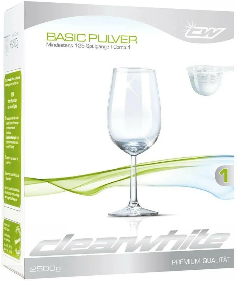 Clearwhite Basic Pulver 2,5 kg für Geschirrspüler – Top