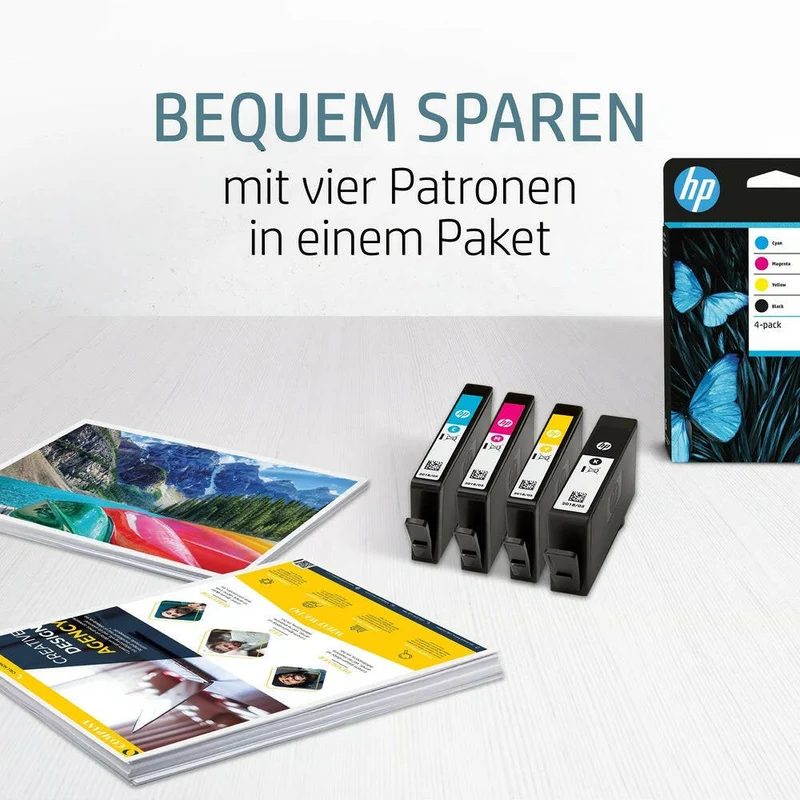HP 302 Druckerpatrone 2er-Pack schwarz/cyan/magenta/gelb