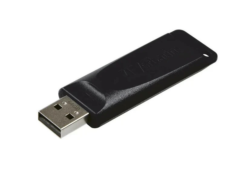 Verbatim 64GB USB-Stick 2.0 Slider in Schwarz