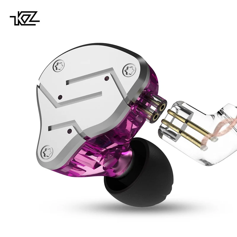 KZ ZSN Metal Hybrid Technology Earphones