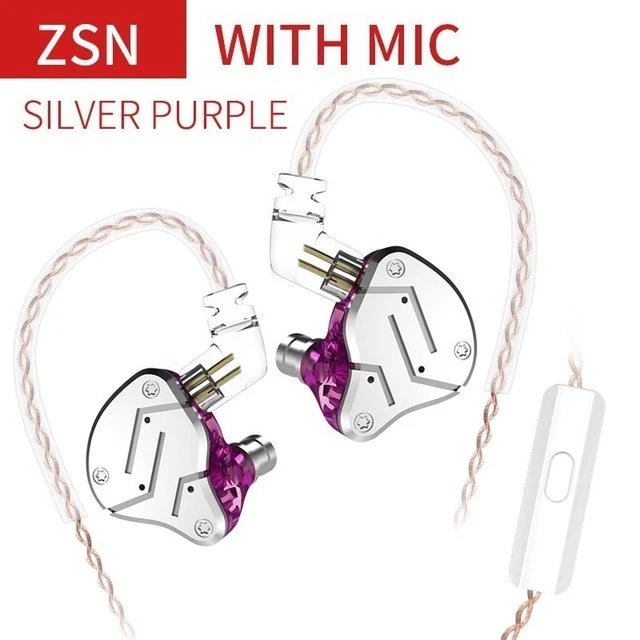 KZ ZSN Metal Hybrid Technology Earphones