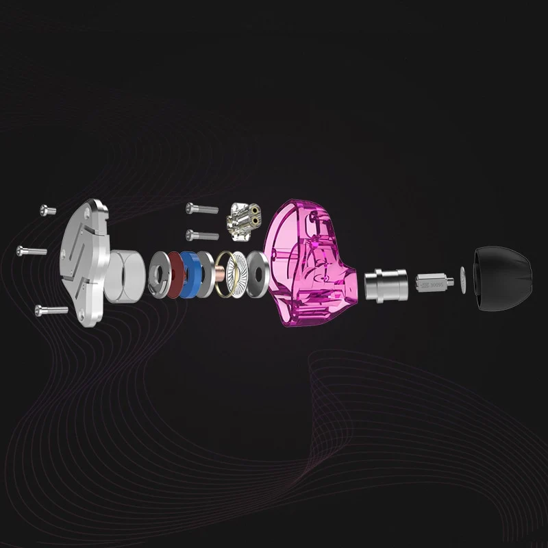 KZ ZSN Metal Hybrid Technology Earphones