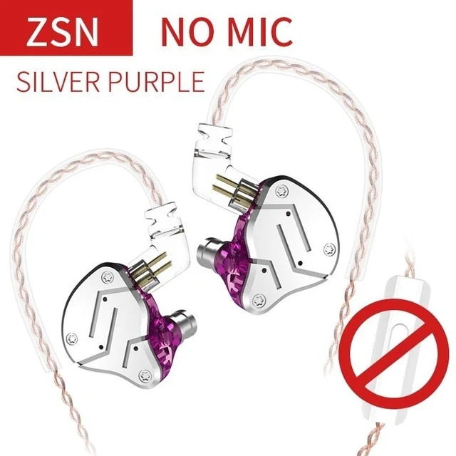 KZ ZSN Metal Hybrid Technology Earphones