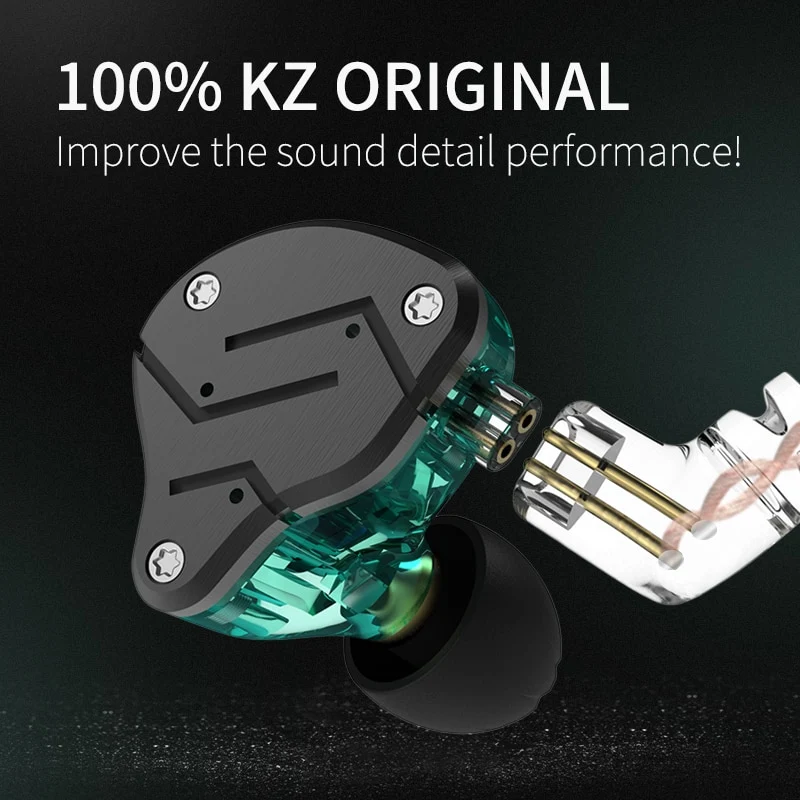 KZ ZSN Metal Hybrid Technology Earphones