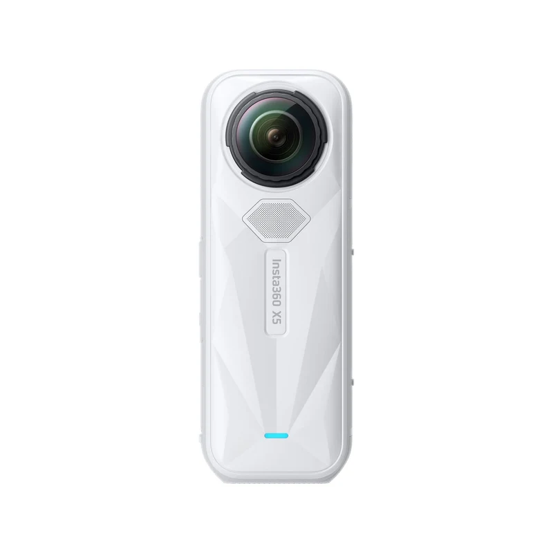 Insta360 X5 Satin White - Waterproof 8K 360° Action Camera, Leading Low Light, Invisible Selfie Stick Effect, Rugged and Replaceable Lens, 3-Hour Battery, Built-in Wind Guard, Stabilization