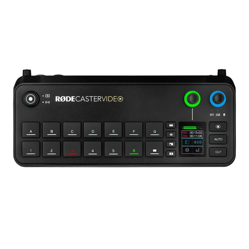 RØDE RØDECaster Video - Professional Video Switcher and Audio Interface - Multi-Camera, 6 x Video Inputs (HDMI and USB), 1080p60, Multi-Source Scenes