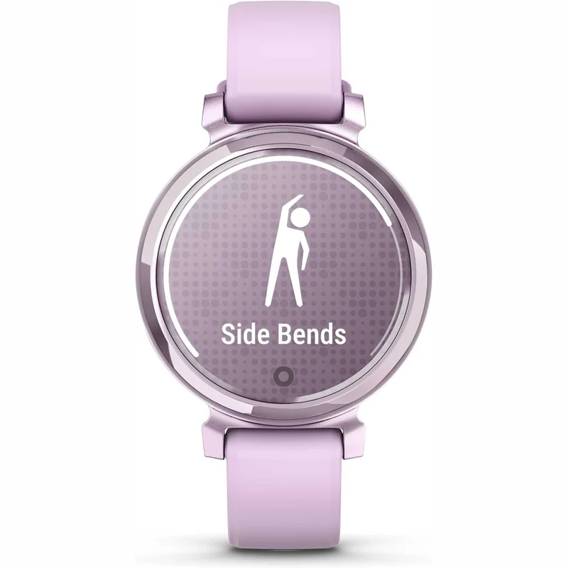 Garmin Lily 2, Small and Stylish Smartwatch, Hidden Display, Patterned Lens, Up to 5 Days Battery Life, Lilac