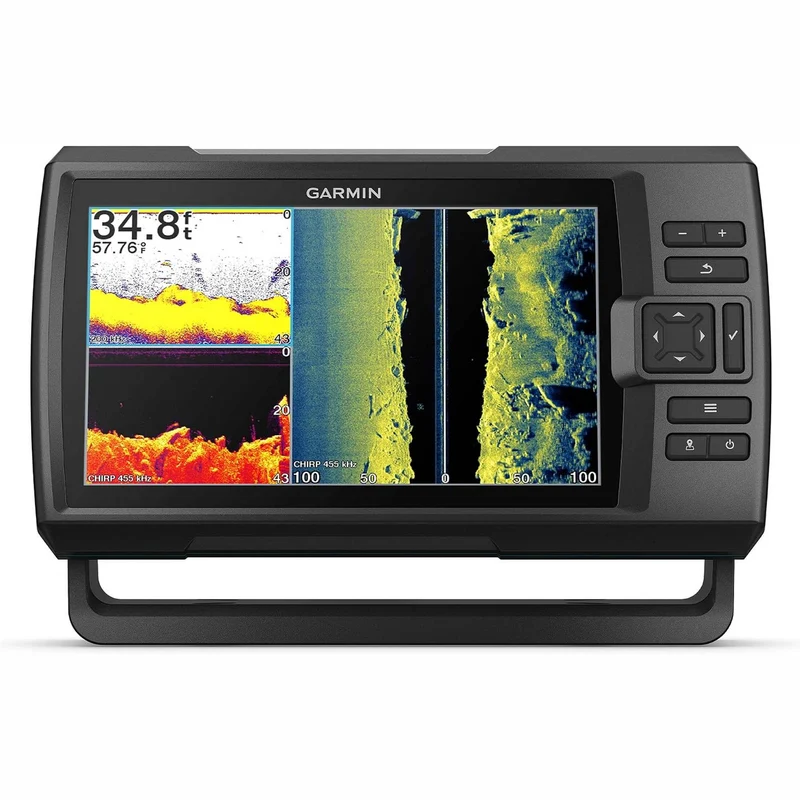 Garmin Striker Vivid 9sv, Easy-to-Use 5-inch Color Fishfinder and Sonar Transducer, Vivid Scanning Sonar Color Palettes, 9 inch (010-02554-00)
