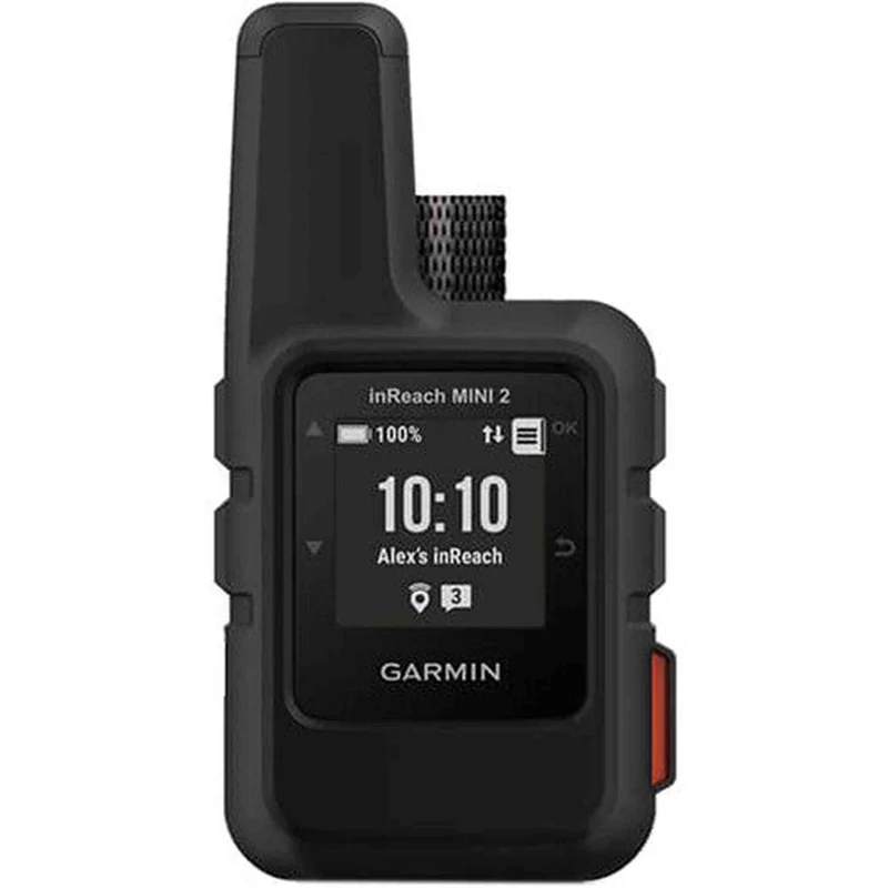 Garmin inReach Mini 2 Satellite Communicator (Black) with Battery Charger Bundle