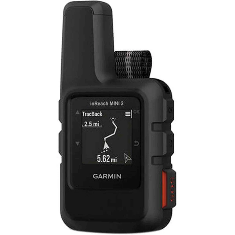 Garmin inReach Mini 2 Satellite Communicator (Black) with Battery Charger Bundle