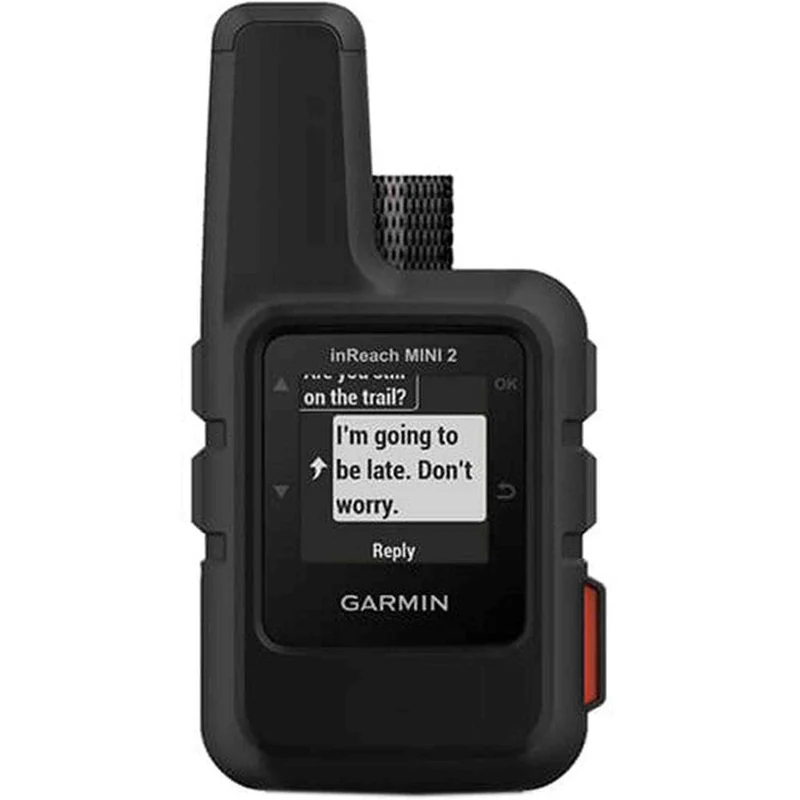 Garmin inReach Mini 2 Satellite Communicator (Black) with Power Adapters Bundle