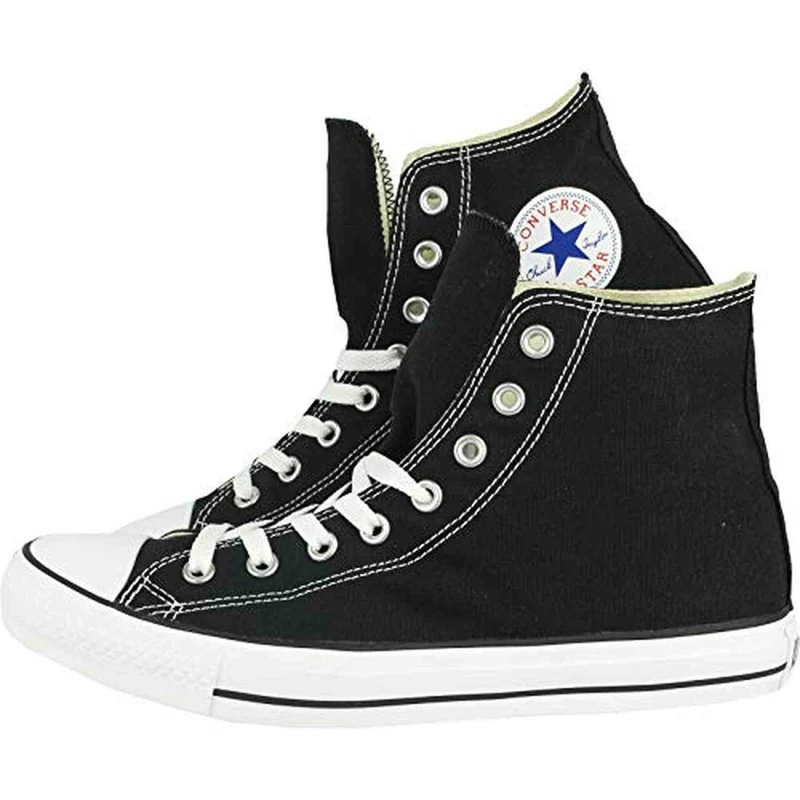 Converse Women's Sneaker, Black Natural Ivory White, 6.5