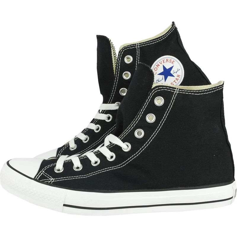 Converse Women's Sneaker, Black Natural Ivory White, 6.5