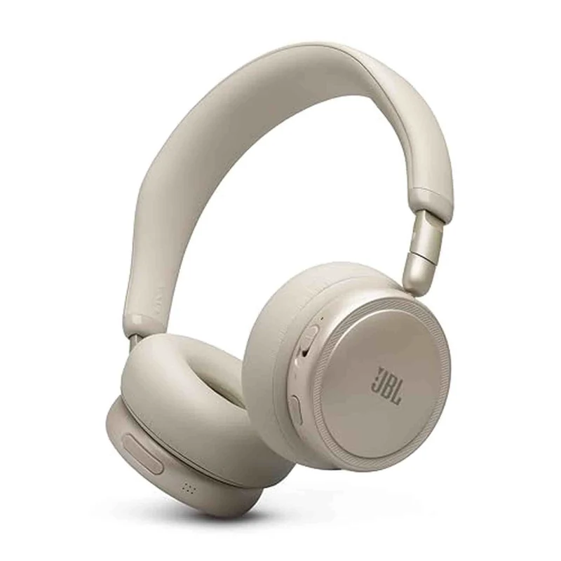 JBL Live 680NC - Wireless on-Ear True Adaptive Noise Cancelling Headphones (Champagne)