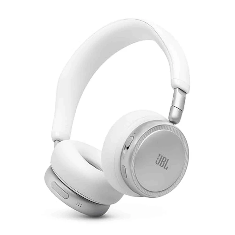 JBL Live 680NC - Wireless on-Ear True Adaptive Noise Cancelling Headphones (White)