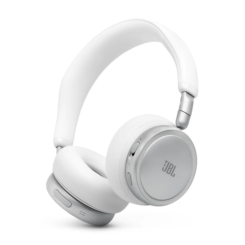 JBL Live 680NC - Wireless on-Ear True Adaptive Noise Cancelling Headphones (White)