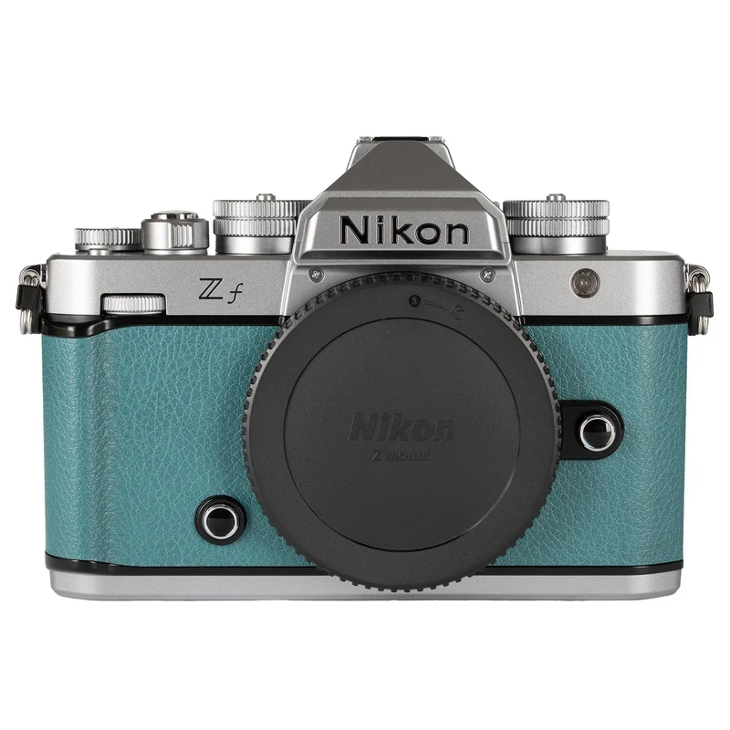 Nikon Zf Mirrorless Camera (Body Only) with 24.5MP Full-Frame BSI CMOS Sensor and EXPEED 7 Processor (Silver and Teal Blue) - Reconditioned